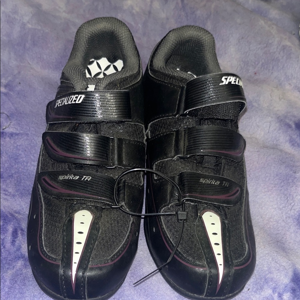 Specialized Black and White Kids Sneakers